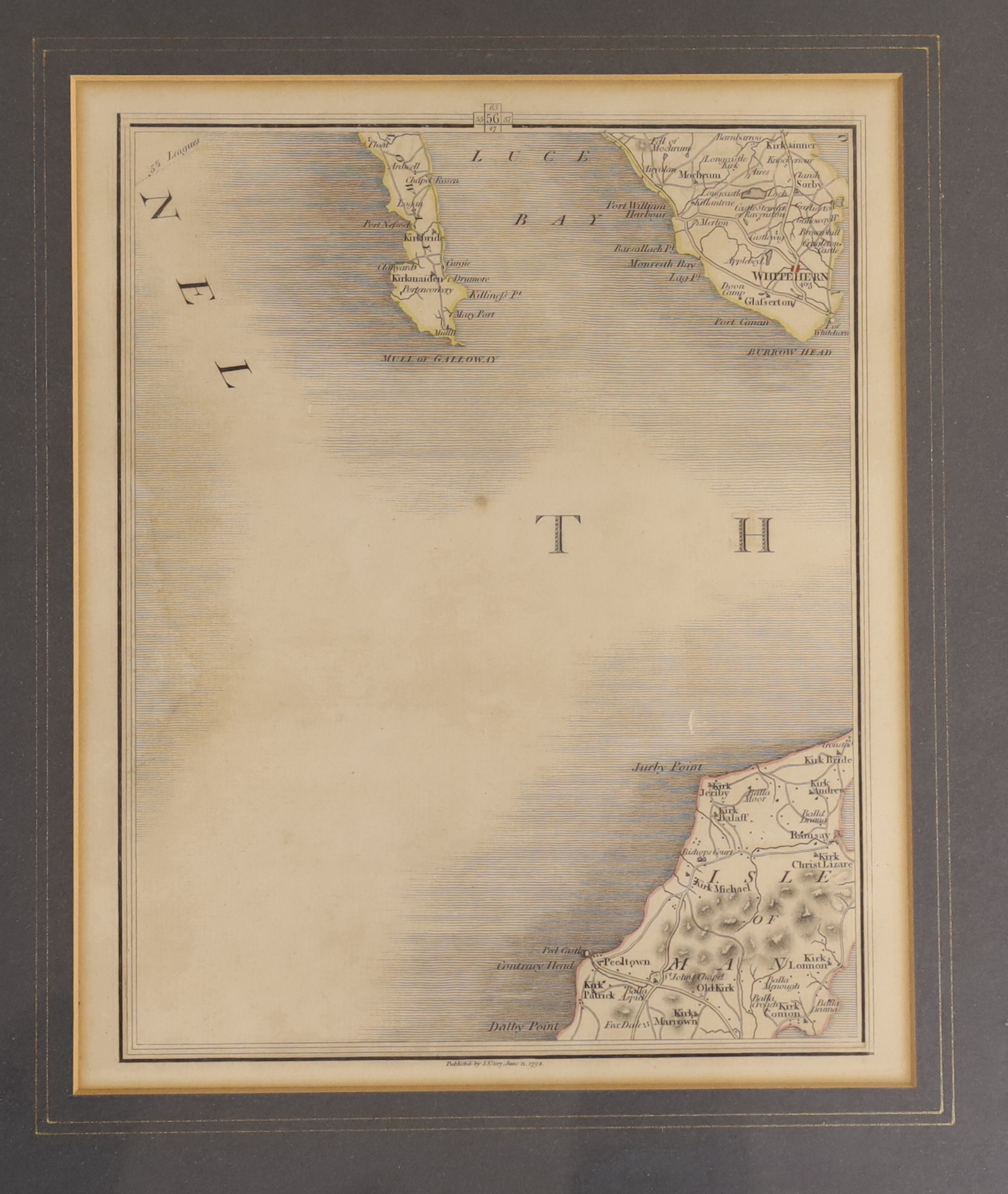 Twelve antique and later maps of the Isle of Man, including examples by Robert Sayer, Herman Moll and Richard Blome, mostly hand coloured, largest 38 x 28cm